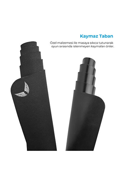 GoLite Basic - 50x50 Gaming Mouse Pad Kaymaz Taban Geniş Dayanıklı Oyuncu Mousepad Kontrol Fare Altlığı