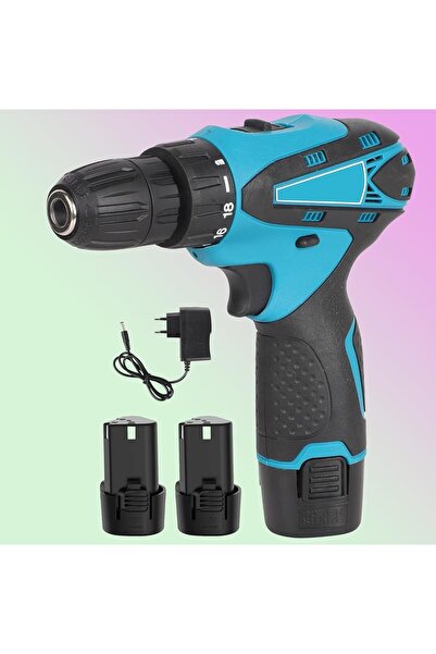 Generic Cordless Screw Driver Drill With Soft Grip, 12V, 18 Torque Setting, 2...