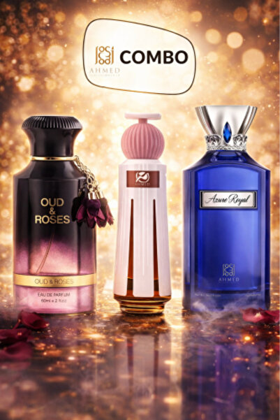 Ahmed Al Maghribi العود والورد - المرج - أزور رويال - مجموعة من 3 قطع