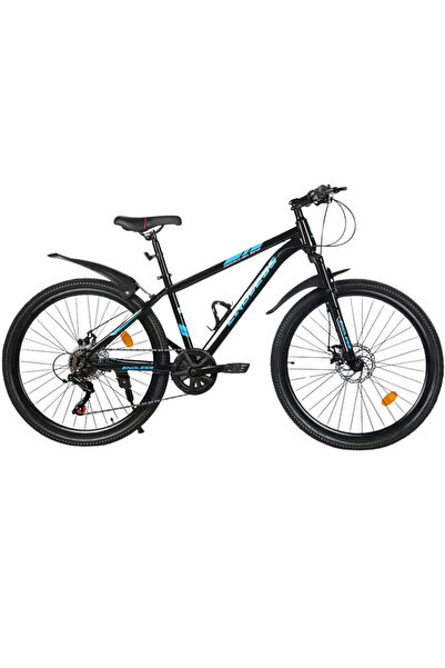 Endless دراجة جبلية للجنسين بإطار فولاذي عالي الكربون مقاس 18 بوصة وعجلات مقا...