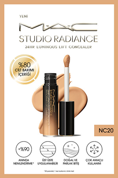 M.A.C Studio Radiance 24hr Luminous Lift Concealer - Cilt Bakım İçerikli Seru...