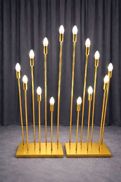 organizasyon outlet Mızrak Şamdan 7'li Sıralı