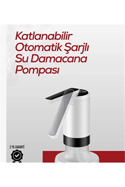 Fly Apache K3 Şarjlı Su Pompası (Usb Şarj Grişi-Şarj Lambası-Paslanmaz Çelik)