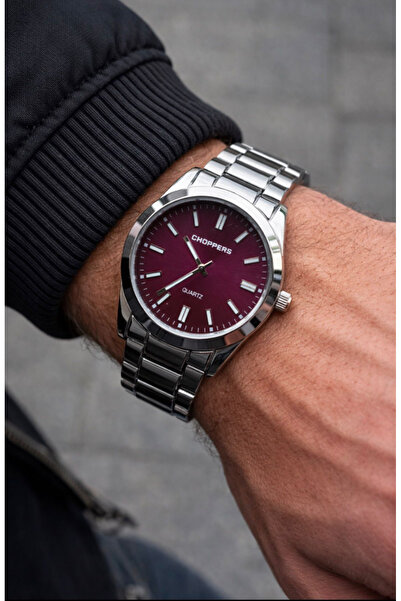 Choppers erkek metal kol saati