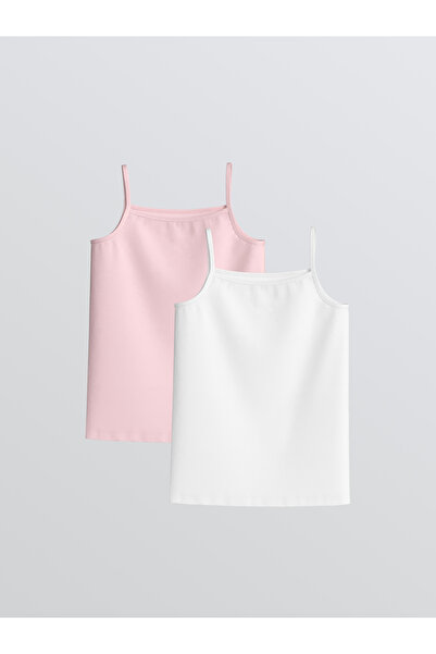 LC Waikiki Square Collar Girls' Vest 2 Pack
