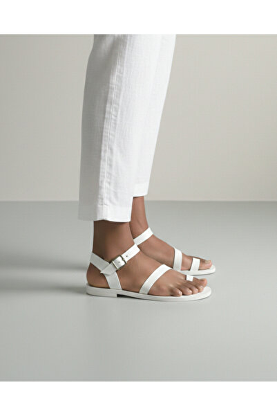 Bostini Men's Strappy Natural Genuine Leather Bodrum Sandals