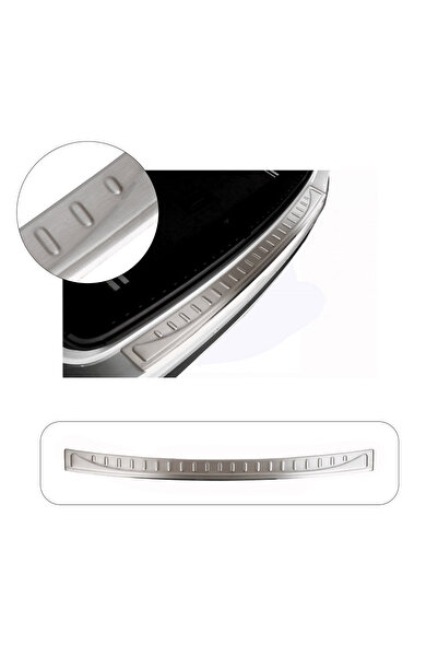 ServetDizaynOto Volkswagen Passat B7 Sedan Uyumlu 2010-2015 Krom Arka Tampon ...