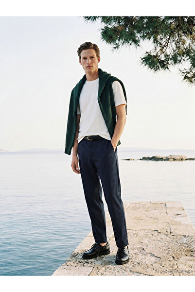 LC Waikiki Navy Blue Standard Size Men's Trousers