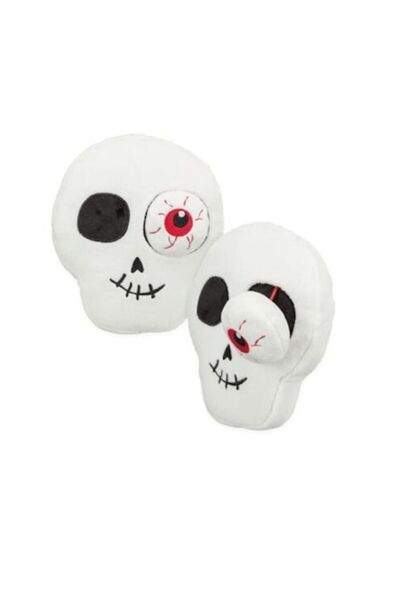 Trixie Halloween Plush Skull Toy, 19cm