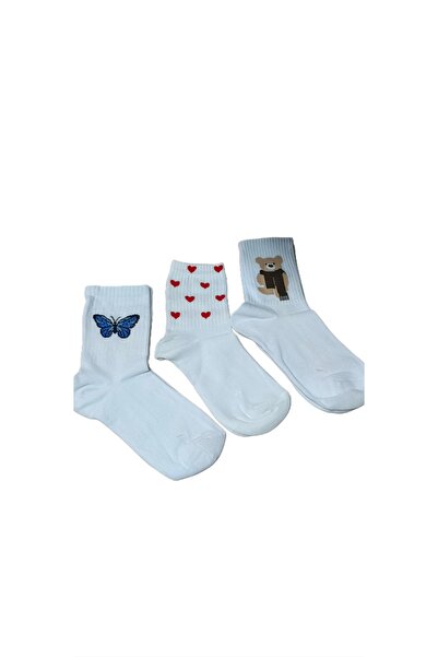 Ervo Reklam 3 Pairs of Socks with Pictures, Size 36, Price