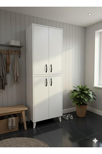 Haus Modüler Urla Dolap,Ayakkabılık,Ayakkabı Dolabı Beyaz