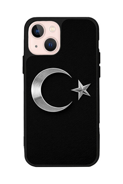 BGAKSESUAR iPhone 13/14 Uyumlu Türk Bayragi Tasarımlı Glossy Premium Kılıf