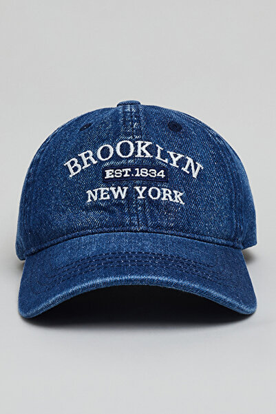 R&B Boy's Blue Color Block Baseball Cap