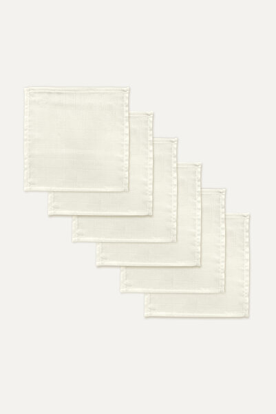 Casadora Baby 100% Cotton Muslin Mouth & Shoulder Cloth Set - 20X20 cm Set of 6