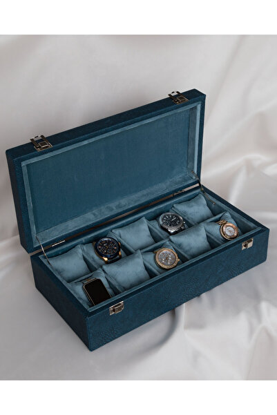 Shansora Design 10 Watch Box, Faux Leather Covered, Custom Made, Handmade, Ac...