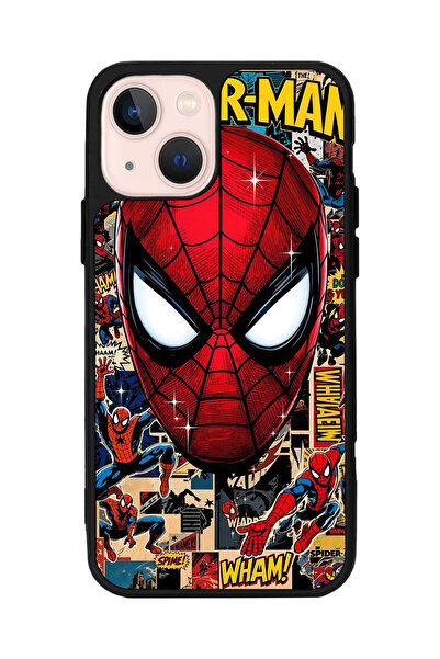 BGAKSESUAR iPhone 13/14 Uyumlu Spider Man ( Örümcek Adam ) Tasarımlı Glossy P...