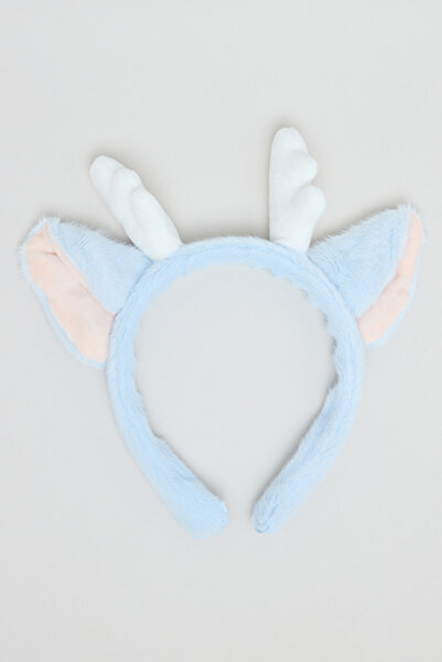 R&B Girl's Blue Plush Headband