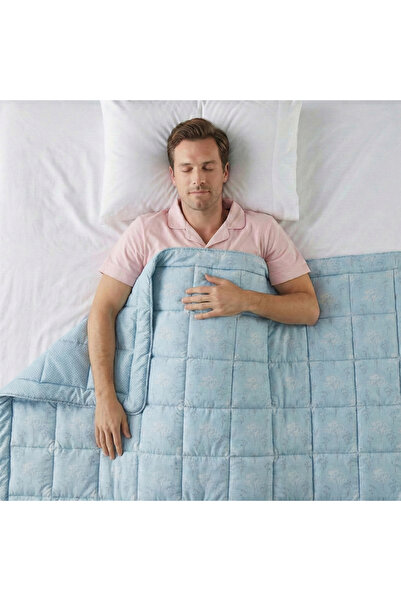 OTHELLO Easy-To-Use Double Duvet 195X215 cm Blue - Dormio Bloom Series