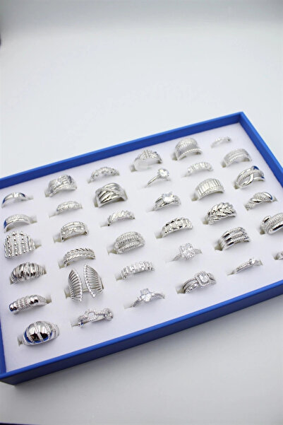 Generic Brand 36-Piece Xuping Ring Set - Silver