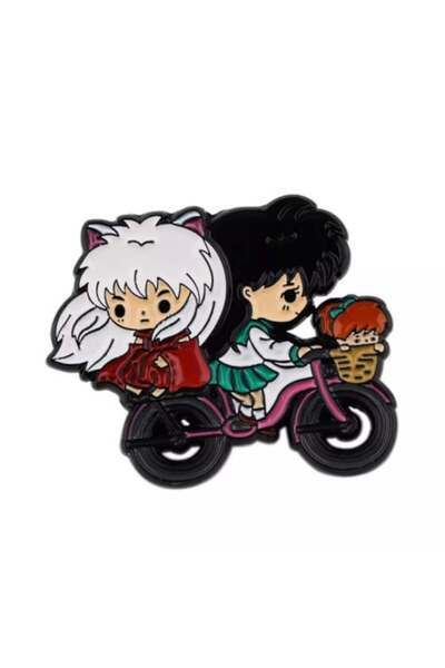 Cloud Pins Inuyasha and Kagome brooch