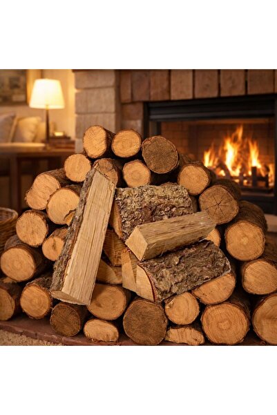 Pak Odun Kömür Pelet Şömine Odunu 27-33 Kg 4 Yıl Bekletilmiş Kuru Çuval Soba ...