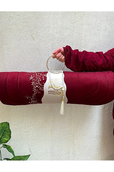 alzawia 1.5 cm thick padded foam prayer mat set with a prayer sheet, cool mat...