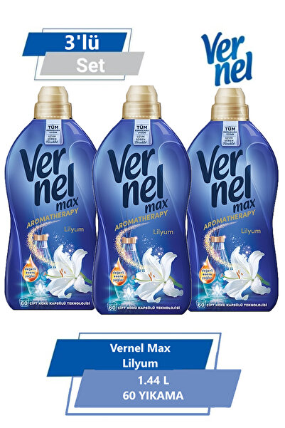Vernel Max Lilyum 1.44l 60 Yıkama 3'lü Set