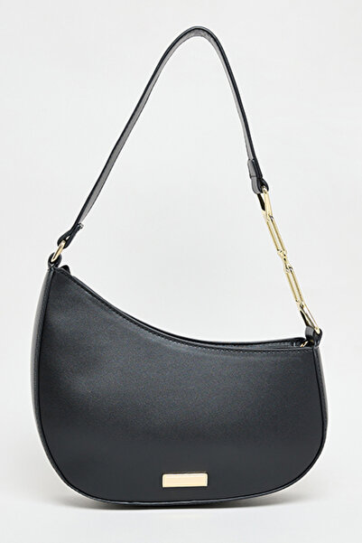 R&B Women's Black Asymmetric Shoulder Bag