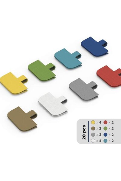 The Bros ملصقات كابلات ذاتية اللصق قوية، ملصقات أسلاك قابلة للكتابة عليها، مل...