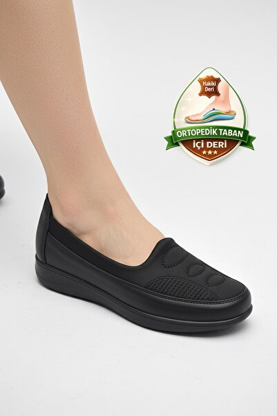 ISPARTALILAR T1146 Talpă ortopedică ușoară și flexibilă Pantofi de damă din p...