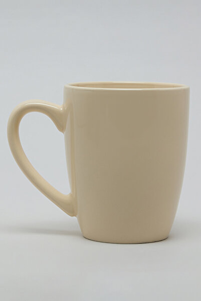 R&B Unisex Beige Solid Coffee Mug