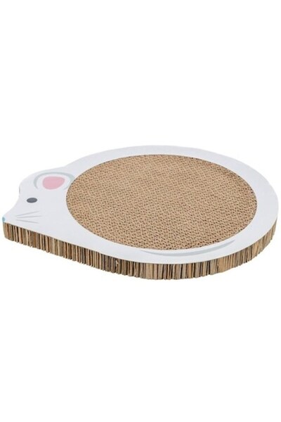 Trixie Scratching Cardboard for Cats, Trixie, Junior, Mouse Shape, 35x2.5x29....