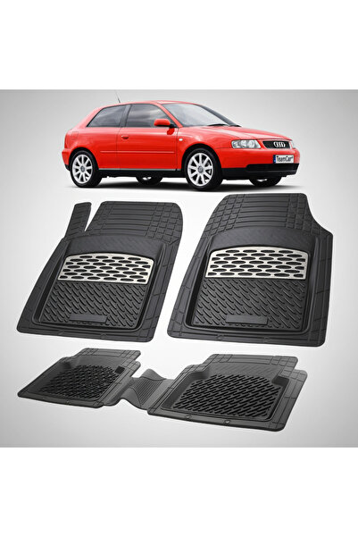 TEAMCAR Covorașe auto compatibile cu Audi A3 (8L) 19962003, tavă din cauciuc ...
