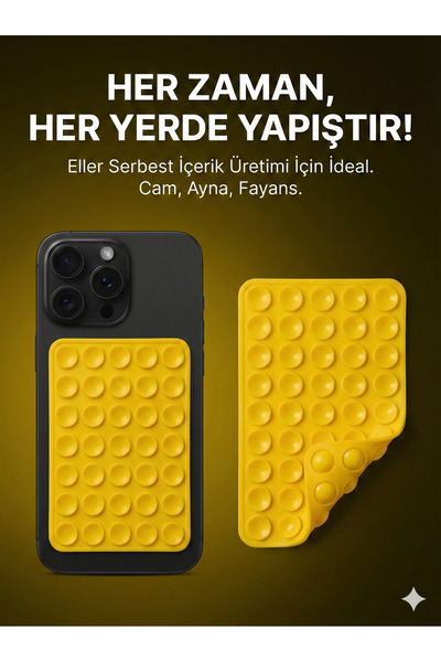 Case collection Büyük Telefon Tutucu Çift Taraflı Vantuz Ultra Kuvvetli Araç ...