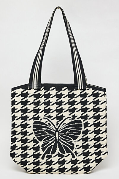 R&B Women's Dark blue Patterned Shoulder Bag