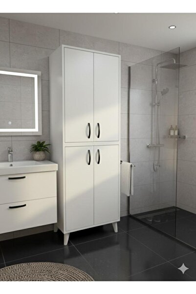 Haus Modüler Urla Banyo Dolabı,Havlu Dolabı,Banyo Mobilyası
