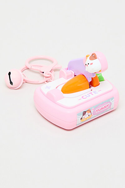 R&B Unisex Pink Toy Keychain