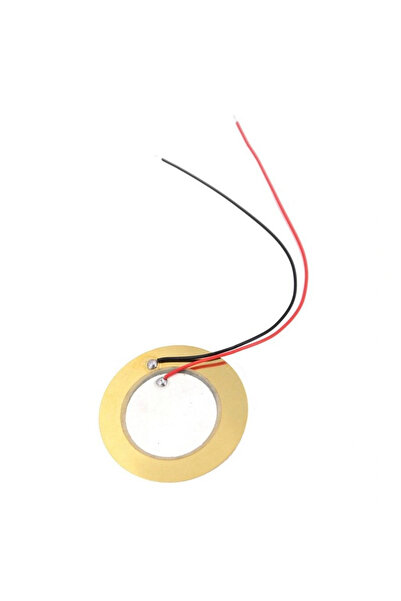 Voltaj Piezo Disk Buzzer Kablolu - 35 mm Çap