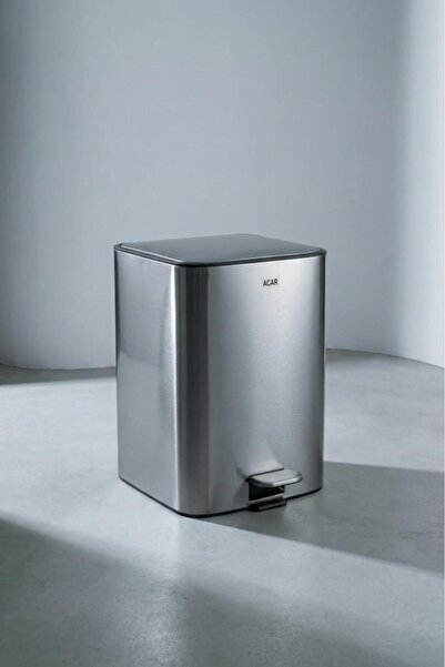 ACAR BANTIA KARE INOX ÇÖP KUTUSU 42x30x30CM 18LT