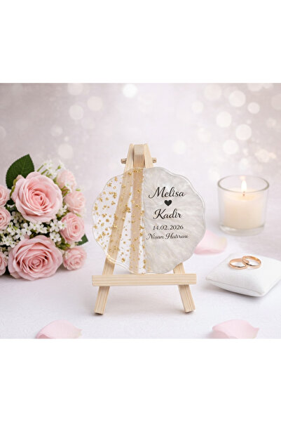 Tuncel Store Kişiye Özel 20 Adet Epoksi Magnet Söz Nişan Kına Hac Özel Gün He...