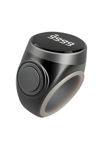 Generic Smart prayer beads ring with OLED screen, Type-C charging, waterproof...