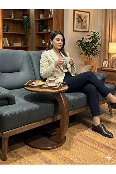 ifa consept Ahşap ceviz c UFO sehpa