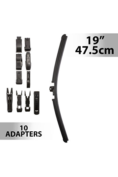 OEM Professional Windshield Wiper 19"/47.5cm - Multi-adaptor - CARGUARD
