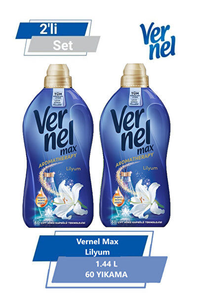 Vernel Max Lilyum 1.44l 60 Yıkama 2'li Set
