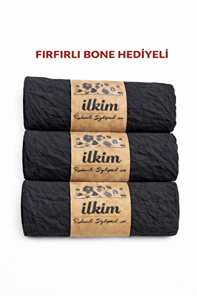 cs ilkim Firfirli Bone Gift Set 3-Piece Shawl Black