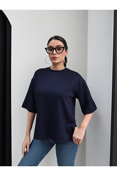 ESRAHELVACI Μπλουζάκι με πλαϊνά σκισίματα