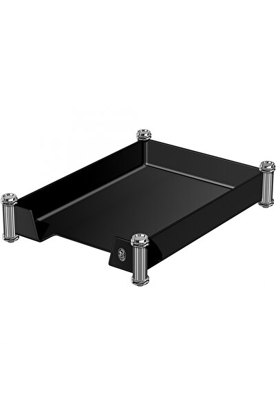 El Casco Δίσκος γραμμάτων από γυαλιστερό χρώμιο και μαύρο M-673