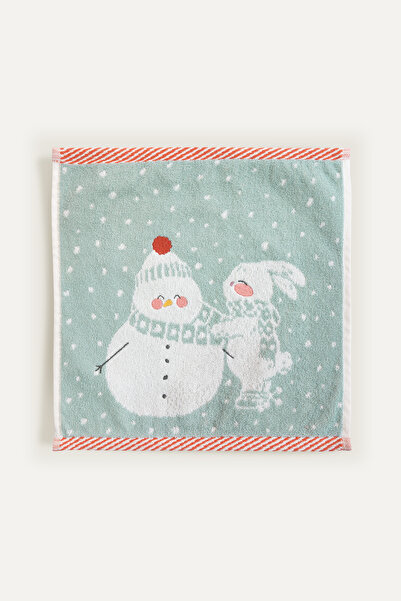 Casadora Baby Snow Mint 100% Organic Cotton My First Towel - 30X30Cm