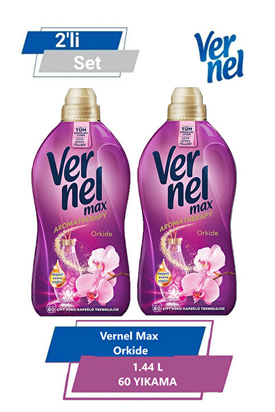 Vernel Max Orkide 1.44l 60 Yıkama 2'li Set
