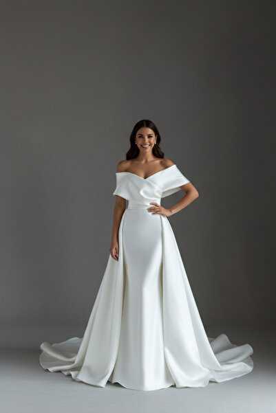 Paradise Collection Moda Evi Balık Saten Gelinlik 2026